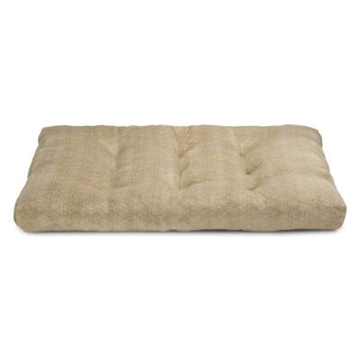 Extra Large Dog Bed, Tufted Plush Tan 38